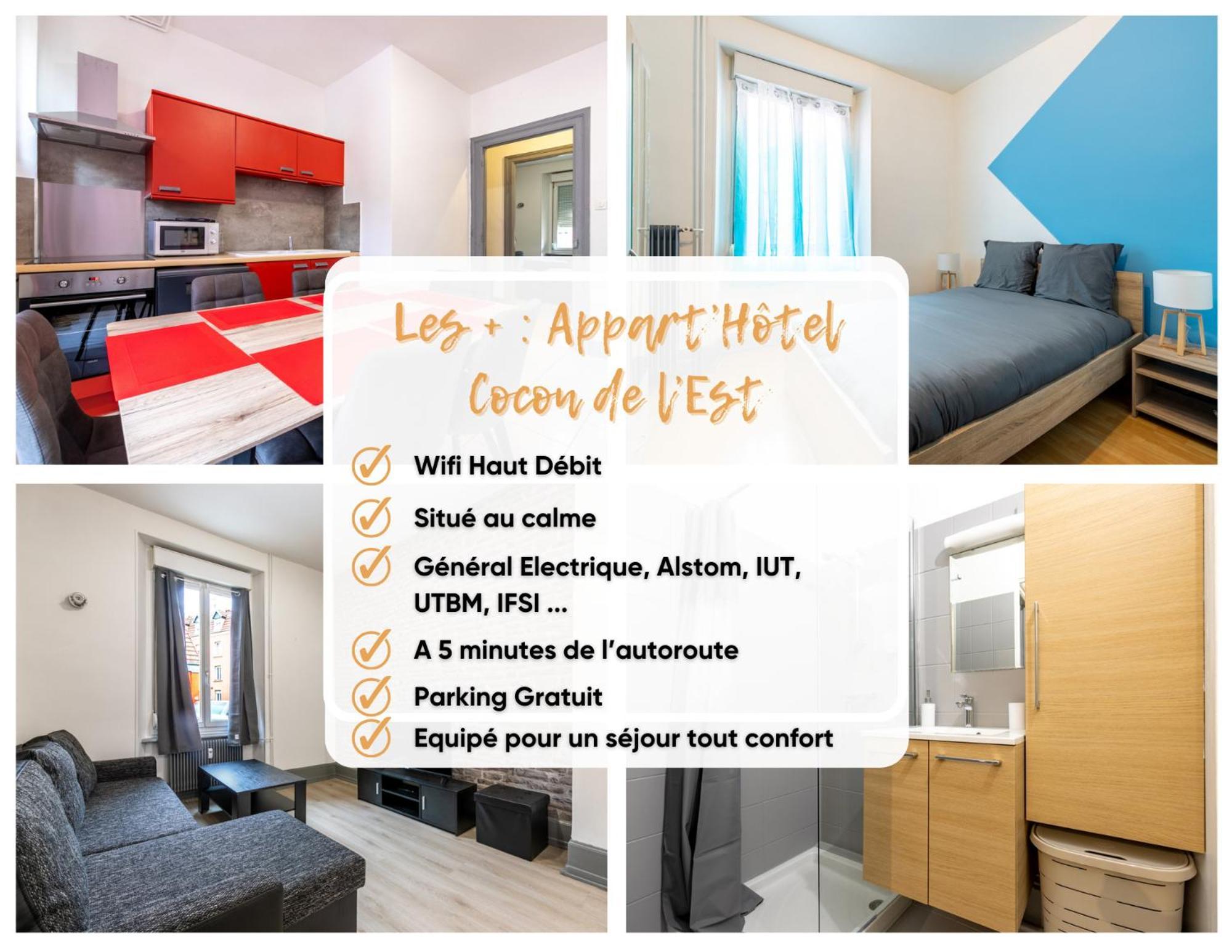 Appart'Hotel - Le Cocon De L'Est Belfort Exteriör bild